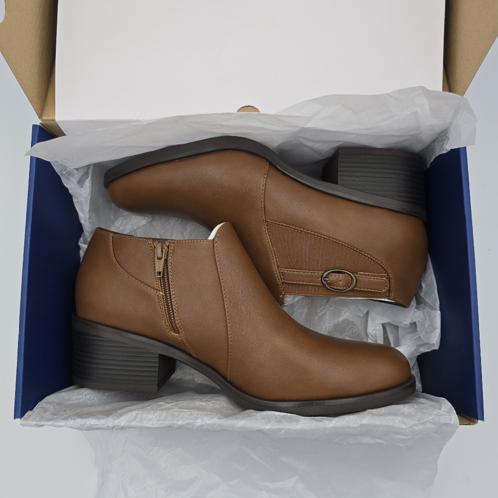 NIB White Mountain Cuisine Shooties/Booties, Brown, Women's 9.5M - Picture 13 of 16